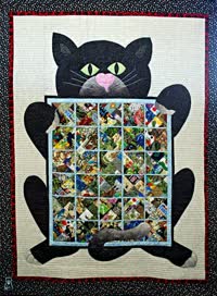 A cat and a quilt are like bread and jam - Valerie McNaughton